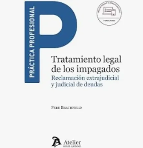 Portada del libro «Tratamiento legal de los impagados», de Pere Brachfield