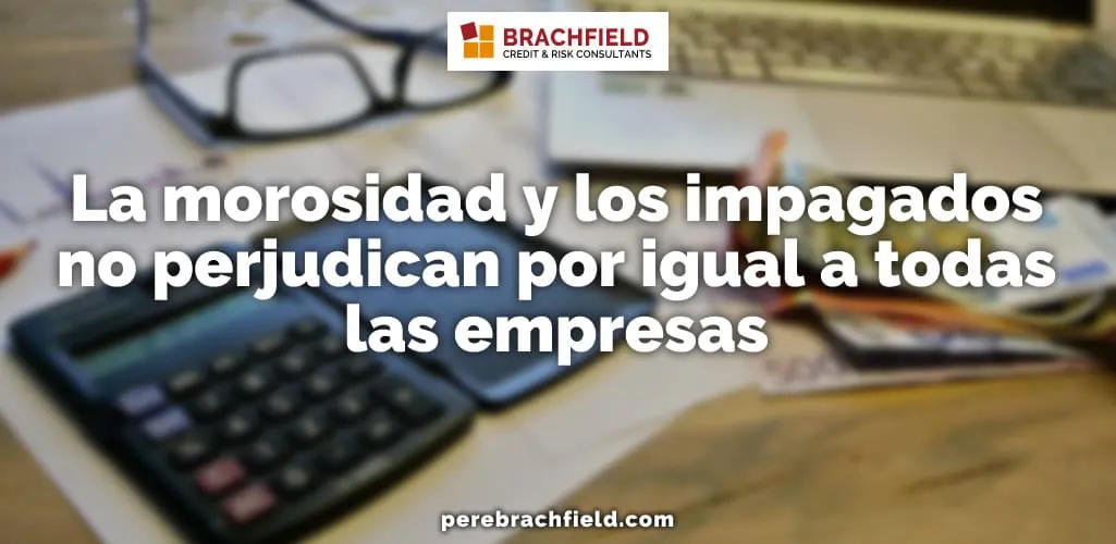 La morosidad y los impagados no perjudican por igual a todas las empresas