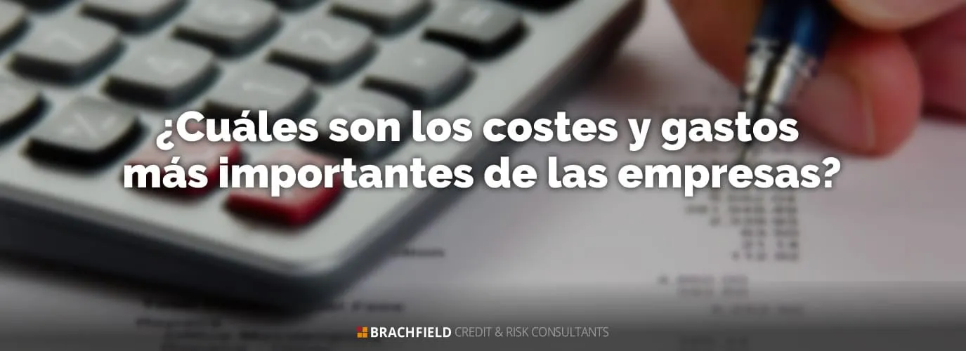 ¿Cuáles son los costes y gastos más importantes de las empresas?