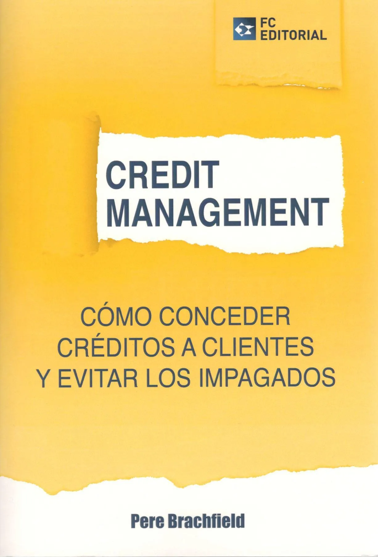 Portada del libro «Credit management», de Pere Brachfield