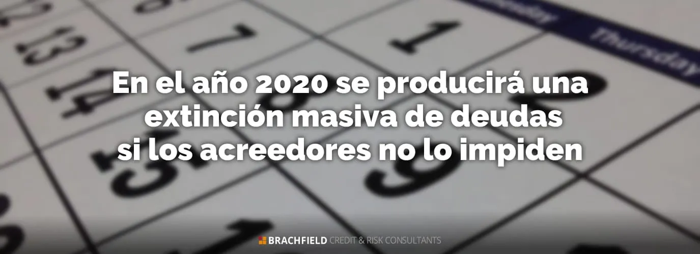 En el año 2020 se producirá una extinción masiva de deudas si los acreedores no lo impiden