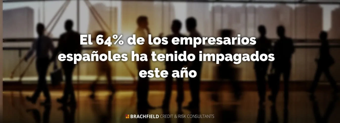 El 64% de los empresarios españoles ha tenido impagados este año