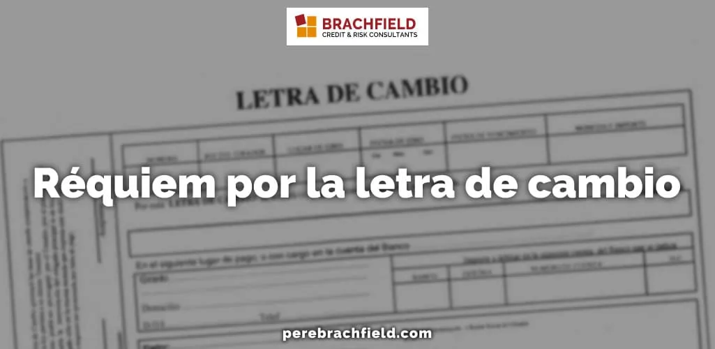 Réquiem por la letra de cambio