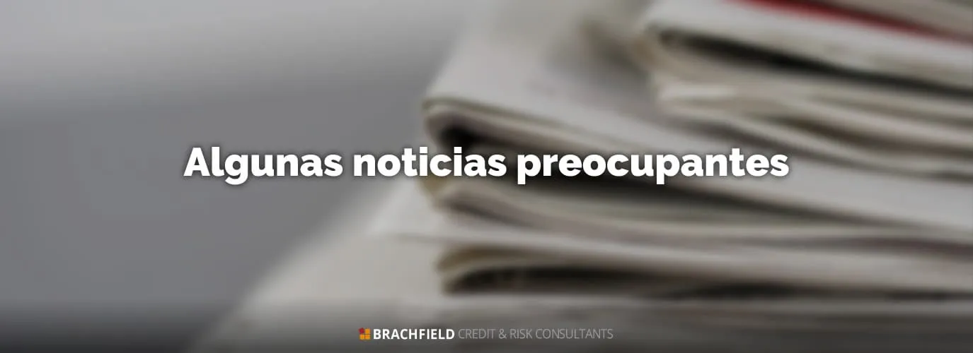 Algunas noticias preocupantes
