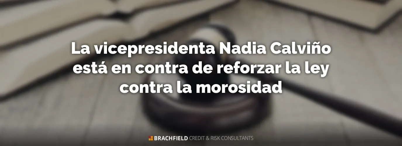 La vicepresidenta Nadia Calviño está en contra de reforzar la ley contra la morosidad