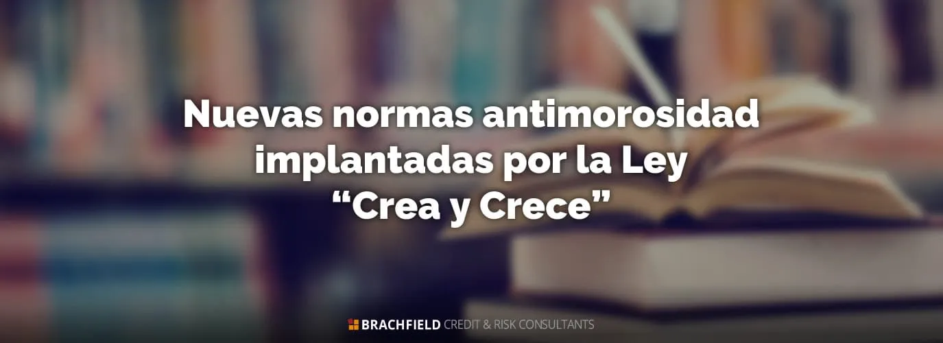Nuevas normas antimorosidad implantadas por la Ley “Crea y Crece”