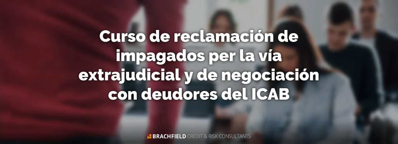Curso de reclamación de impagados per la vía extrajudicial y de negociación con deudores del ICAB impartido por el profesor Brachfield