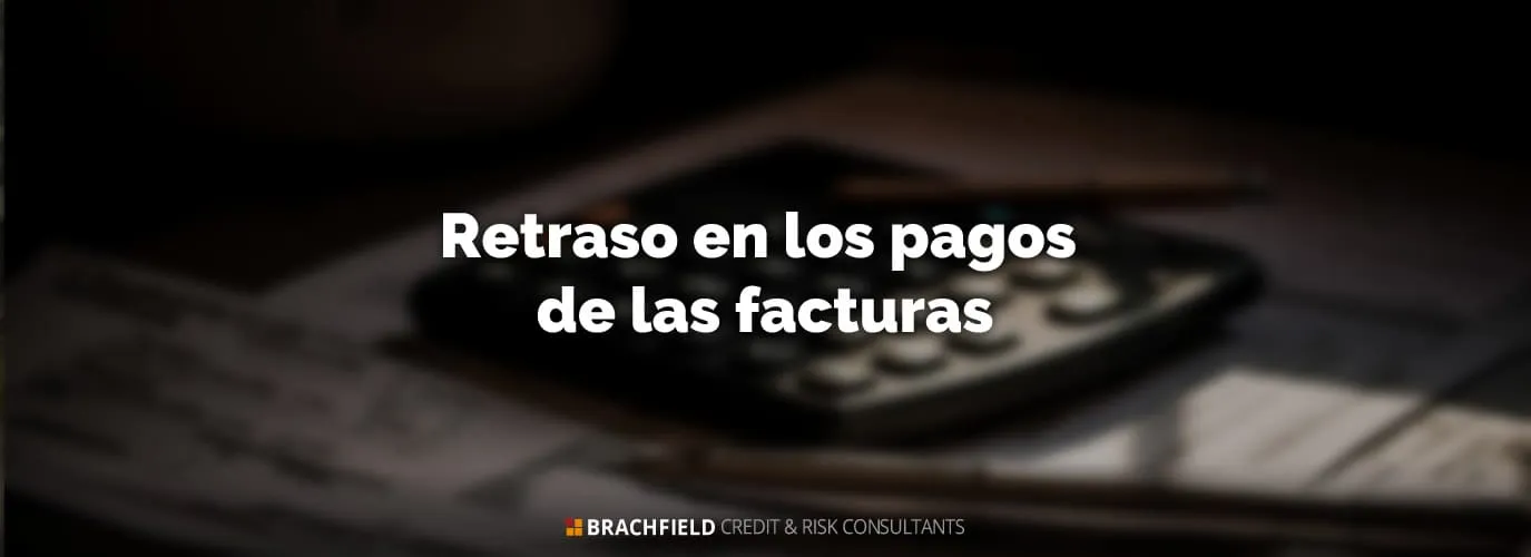 Retraso en los pagos de las facturas