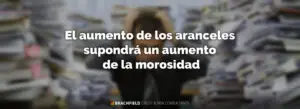 Aumento de la morosidad