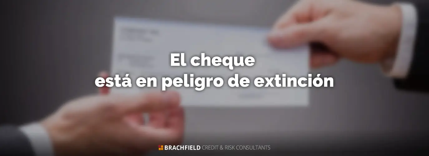 El cheque está en peligro de desaparición