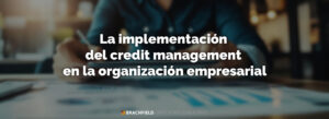 La implementación del credit management en la organización empresarial