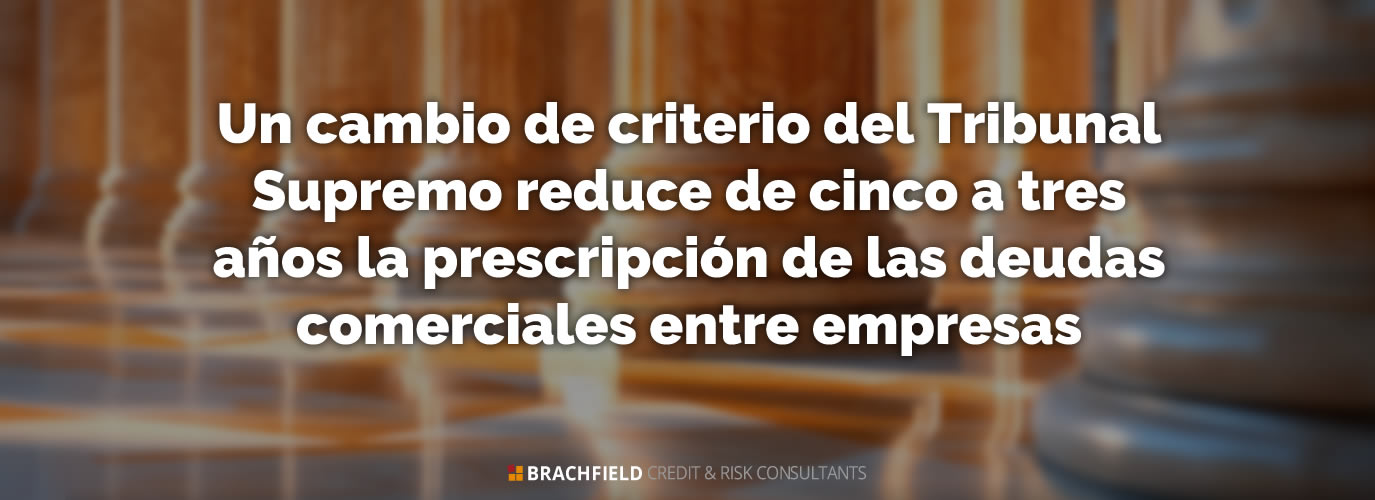 Un cambio de criterio del Tribunal Supremo reduce de cinco a tres años la prescripción de las deudas comerciales entre empresas